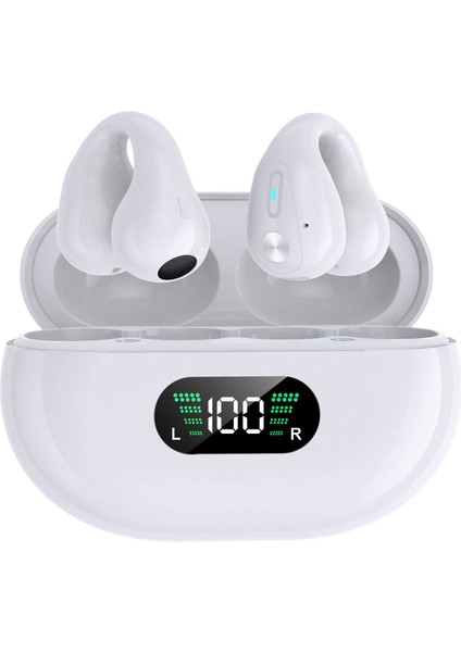 Kablosuz Kulağa Takılabilir Kemik Iletimli Bluetooth 5.3 Spor Kulaklığı (Yurt Dışından)