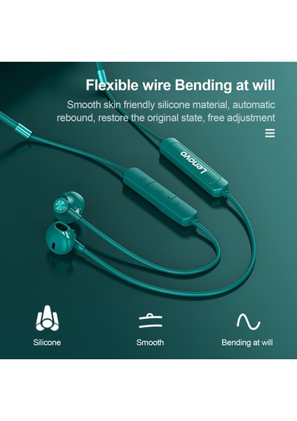 Lenovo Sh1 Kablosuz Kulaklık Bluetooth 5.0 Ipx5 Suya Dalı (Yurt Dışından)