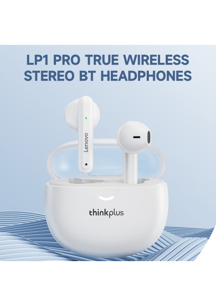 Lenovo Thinkplus Lp1 Pro Kablosuz Kulaklıklar Hifi Ses Kalitesi Konforlu Siyah (Yurt Dışından)
