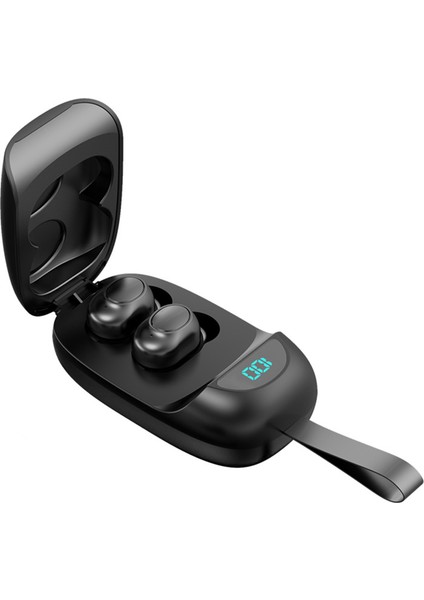 LB60 Bluetooth 5.0 Kablosuz Tws Kulaklıklar Mikrofonlu LED Ekranlı (Yurt Dışından)