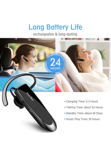 Yeni Arıler Tekli Kablosuz Bluetooth Kulaklık 24 Saat Sürükabilirlik 60 Gün Durma Modu (Yurt Dışından)