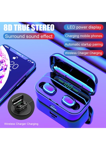 G6S Tws Kablosuz Kulaklıklar 8d Stereo 3500MAH Pil Şarj Cihazı (Yurt Dışından) fiyatları