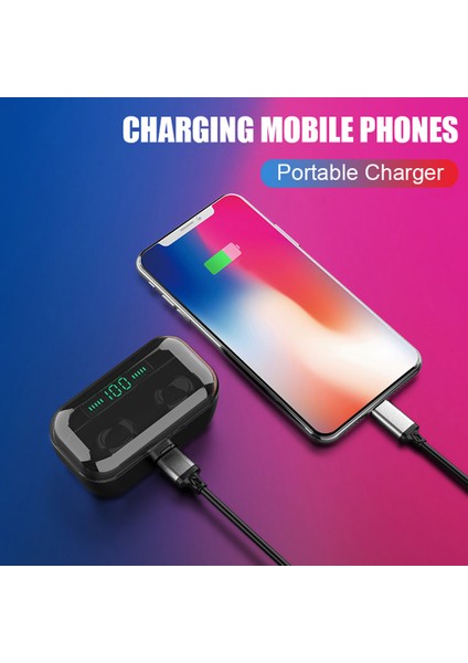 G6S Tws Kablosuz Kulaklıklar 8d Stereo 3500MAH Pil Şarj Cihazı (Yurt Dışından) fırsatları