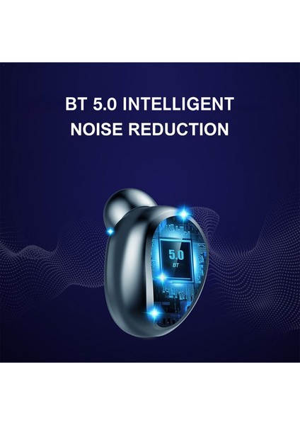 Mini Tws Kulak Içi Bluetooth Kulaklıklar Derin B Gürültü Azaltma Beyaz (Yurt Dışından)