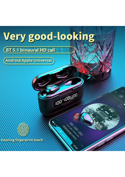G40 Tws Iç Kulaklıklar Stereo Ses Dokunmatik Kontrol (Yurt Dışından)