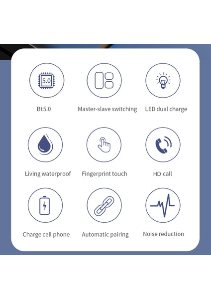 S11 Bluetooth 5.0 Tws Kulaklıkları Çift Mikrofonlu Dokunmatik Kontrollü (Yurt Dışından)
