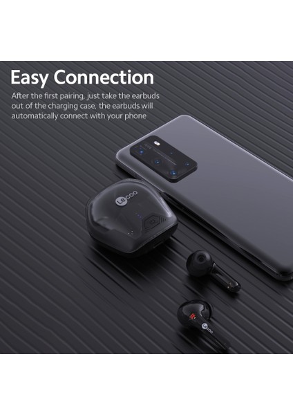 Lecoo C4 Gerçek Kablosuz Kulaklıklar Hifi Ses Düşük Gecikme Siyah (Yurt Dışından) indirimleri