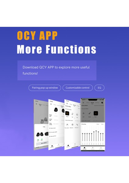 Qcy Kablosuz Kulaklıklar Bt5.2 Düşük Gecikme 26 Saatlik Pil Ömrü (Yurt Dışından)