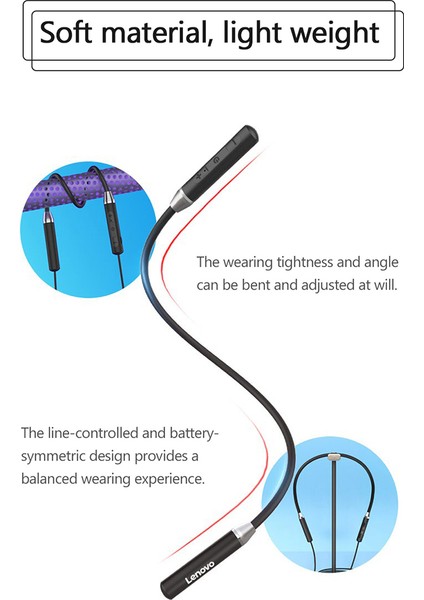 Lenovo HE05 Kablosuz Tws Kulak Içi Kulaklık Kırmızı Ipx5 Su Geçirmez Ergonomik Tasarım (Yurt Dışından) fırsatları