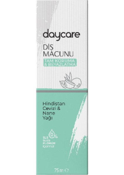 Diş Macunu 75 ml - Hindistan Cevizi & Nane Yağı fırsatları