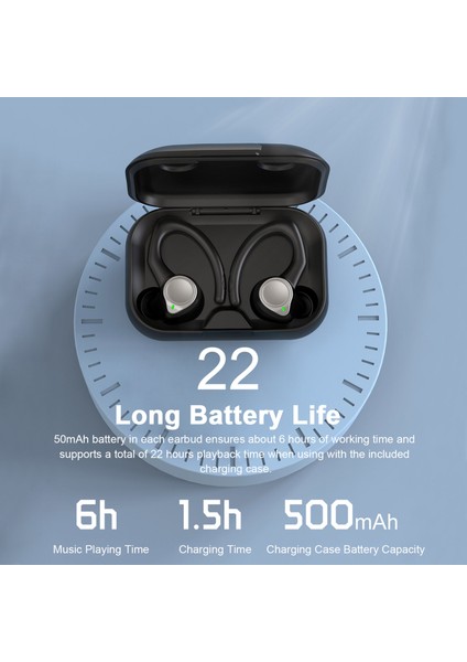 BE1036 Gerçek Kablosuz Kulaklıklar Bt 5.1 Ipx5 Suya Dalı Dokunmatik Kontrollü (Yurt Dışından)