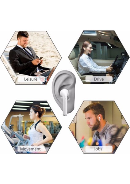 Cep Telefonu Için Hifi Stereo Iç Kulaklık Bluetooth (Yurt Dışından)