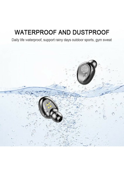 F9 Gerçek Kablosuz Bluetooth 5.0 Terlenemez Dokunmatik Kontrollü Kulaklıklar (Yurt Dışından)