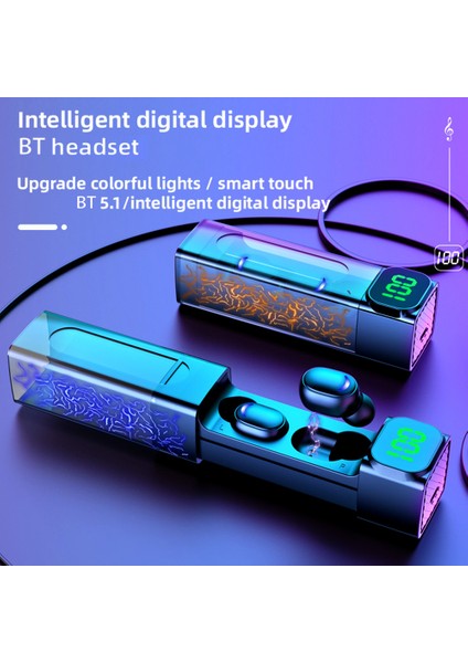 E50 Mini Gerçek Kablosuz Kulaklıklar Bt5.1 Oyun Düşük Gecikme Gürültü Azaltma (Yurt Dışından)