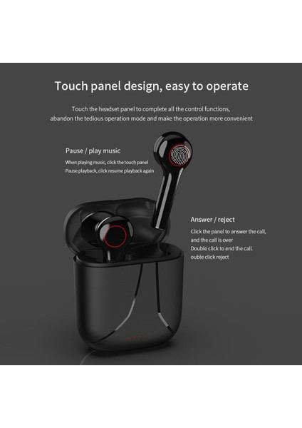 Bluetooth 5.0 Tws Kulaklıklar Gürültü Azaltma Otomatik Eşleştirme (Yurt Dışından) indirimleri