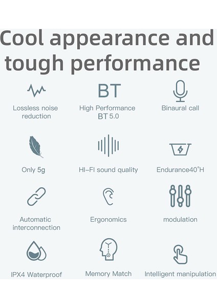 Tws T911 Kablosuz Kulaklıklar Bluetooth 5.0 Otomatik Eşleşme (Yurt Dışından) modelleri