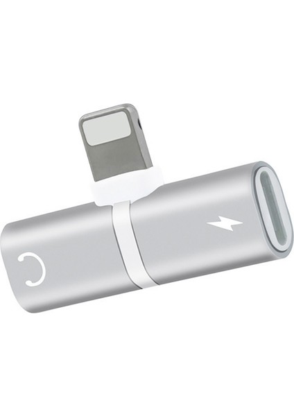 iPhone 7 Plus 8 Plus x Için Mini Lightning Iki Portlu Ayrıcı Adaptör (Yurt Dışından)