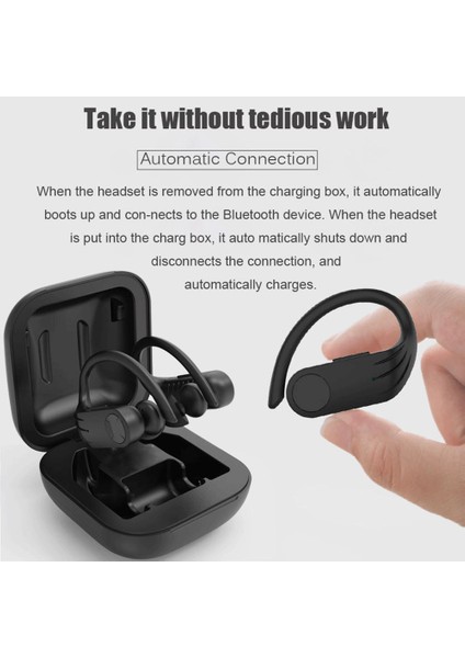 B1 Bluetooth 5.0 Tws Kablosuz Spor Kulaklığı Çift Mikrofonlu Ipx5 Su Geçirmez (Yurt Dışından) fırsatları