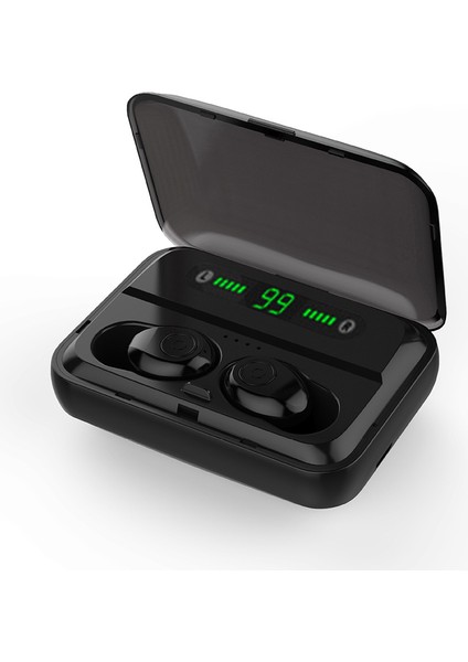 F9 Bluetooth 5.0 Tws Kulaklıklar Dijital Ekranlı Ipx7 Suya Dalı (Yurt Dışından)