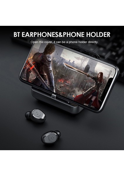 F9 Bluetooth 5.0 Tws Kulaklıklar Dijital Ekranlı Ipx7 Suya Dalı (Yurt Dışından)