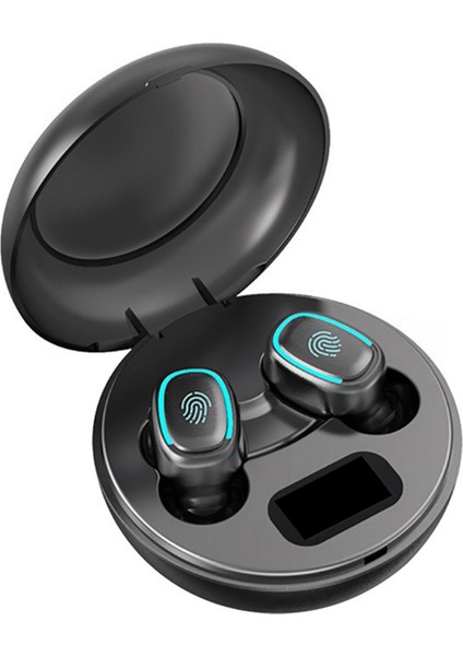 Gerçek Kablosuz Bluetooth 5.0 Ter Ruharına Dalı Sayısal Ekranlı Kulaklıklar (Yurt Dışından)