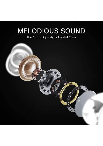 5.0 Bluetooth Kablosuz Kulaklıklar Hifi Stereo Ses Otomatik Eşleşme (Yurt Dışından)