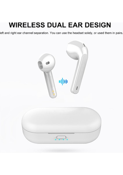 L8 Tws Kablosuz Kulaklıklar Bluetooth 5.0 3D Stereo (Yurt Dışından)