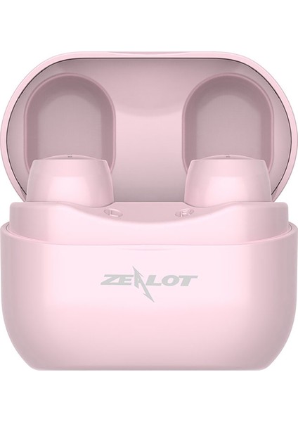 Zealot T4 Pembe Tws Kulaklıkları Bluetooth 5.0 300MAH Şarj Kutusu (Yurt Dışından)