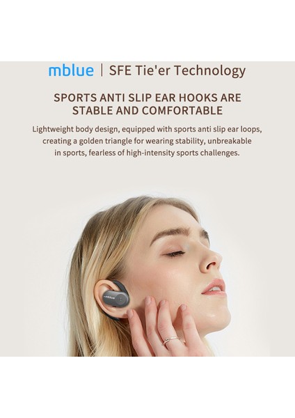 Mblue H01 Kablosuz Kulaklık Bt 5.4 Gürültü Giderici Uzun Süreli (Yurt Dışından)