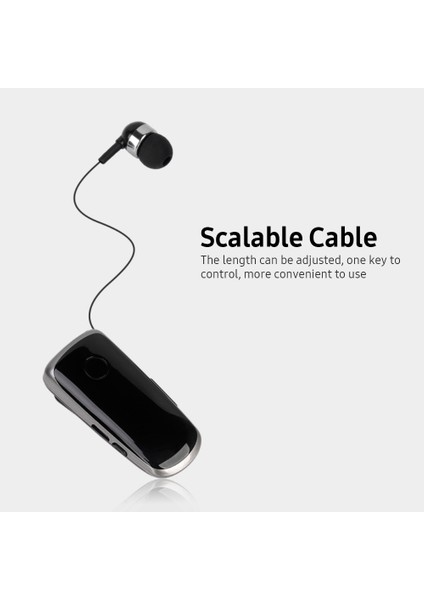 Taşınabilir Iş Için Bluetooth Kulaklık Gümüş Rengli Gürültü Azaltma Gelen Arama Titreşimi (Yurt Dışından)