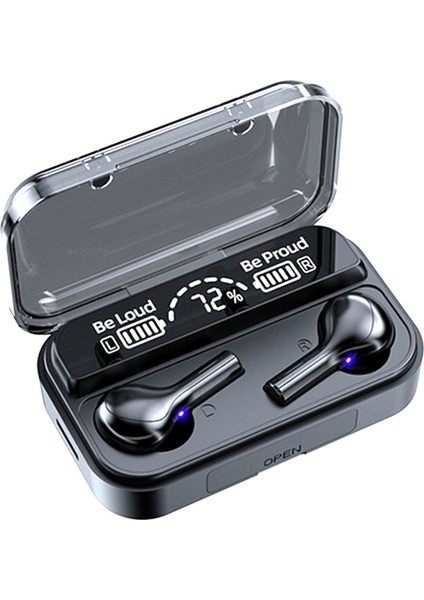 F9 - 278 Tws Kablosuz Kulaklıklar Bt 5.0 Gürültü Engelleme 2200MAH Güç Bankası Kutusu (Yurt Dışından)