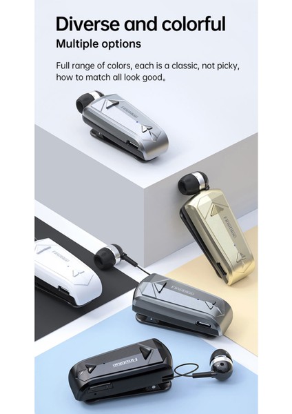 Fineblue F520 Geri Çekilebilir Kablosuz Kulaklık ve Hands-Free (Yurt Dışından) modelleri