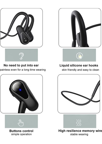 A01 Kablosuz Bluetooth 5.0 Suya Dalı Kulaklıklar (Yurt Dışından)