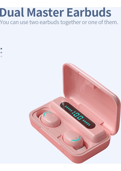Bt 5.0 Pembe Iç Kulaklık Çift Ana Gürültü Azaltma (Yurt Dışından) modelleri