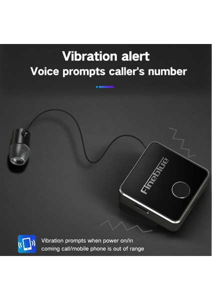 Fineblue F1 Bluetooth 5.0 Kulaklıkları Geri Çekilebilir Kablo Çok Noktalı Bağlantı (Yurt Dışından)