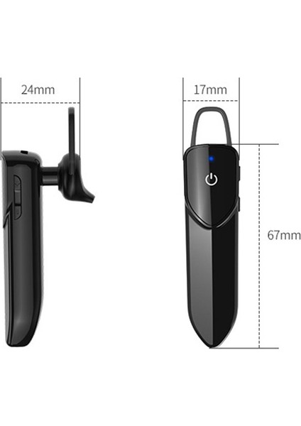 V19 Bluetooth 4.2 Kulak Içi Kulaklıklar 36 Saat Konuşma Süresi Elsiz (Yurt Dışından)