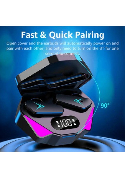 X15 Gerçek Kablosuz Kulaklık Bt5.0 Düşük Gecikmeli Terlemeye Dalı (Yurt Dışından) fiyatları