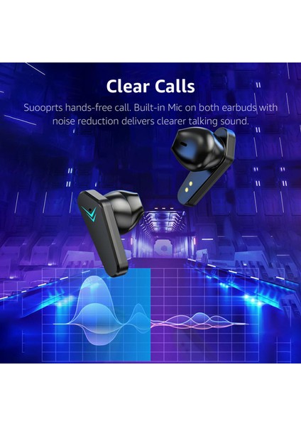 X15 Gerçek Kablosuz Kulaklık Bt5.0 Düşük Gecikmeli Terlemeye Dalı (Yurt Dışından) fırsatları