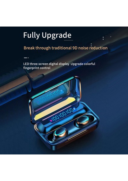 F9-5 Tws Kulaklıklar Bluetooth 5.1 9d Stereo Sesli (Yurt Dışından)