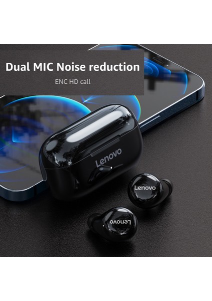 Lenovo LP11 Tws Kablosuz Kulaklıklar Bluetooth 5.0 Gürültü Azaltma (Yurt Dışından)