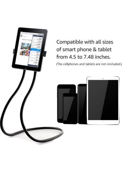 4.5 Ila 7.48 Inç Arası Sie Canlı Yayın Için Uzun Kollu Telefon Tutucu (Yurt Dışından)