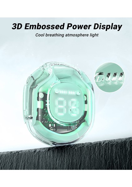 Kablosuz Bluetooth Kulaklık Enc Gürültü Engelleme Kablosuz Şarjlı Kılıf (Yurt Dışından)