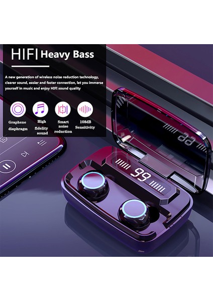 M11 Tws Kablosuz Kulaklıklar Hifi Stereo Dokunmatik Kontrol (Yurt Dışından) fiyatları