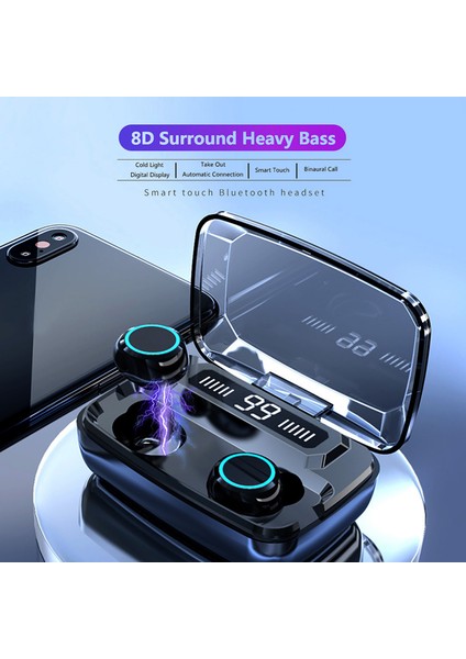 M11 Tws Kablosuz Kulaklıklar Hifi Stereo Dokunmatik Kontrol (Yurt Dışından) fırsatları