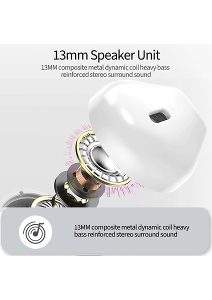 Erazer XT98PRO Kablosuz Kulaklık Akıllı Gürültü Azaltma 48 Saatlik Uzunömürlü (Yurt Dışından)