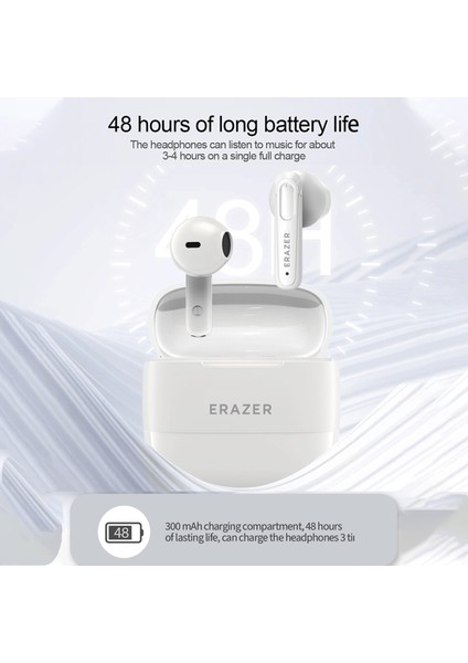 Erazer XT98PRO Kablosuz Kulaklık Akıllı Gürültü Azaltma 48 Saatlik Uzunömürlü (Yurt Dışından)