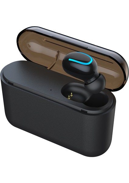 HBQ-Q32 Tek Kulaklık Kablosuz Bluetooth 5.0 Şarj Kutusu Güç Bankası (Yurt Dışından)