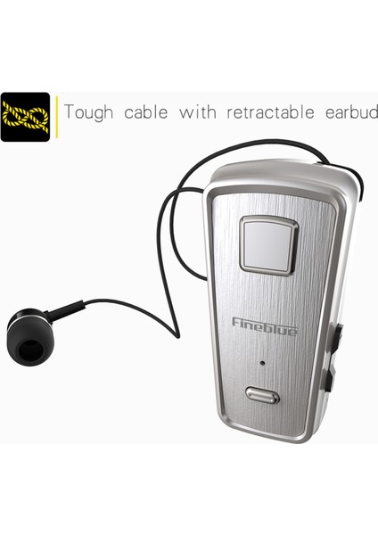 Fineblue F980 Kablosu Geri Çekilebilir Kapanabilir Bluetooth Kulaklıklar Hands-Free (Yurt Dışından)