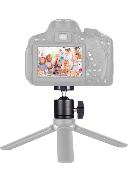 Mini 360 Derece Dönebilen Kamerali Tripod Için Alüminyum Çelik Bilyalı Başlık (Yurt Dışından)