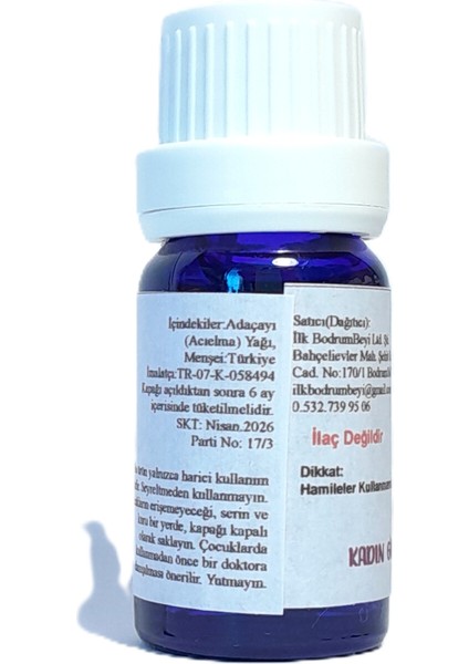 Adaçayı (Acı elma) Yağı 10 ml
